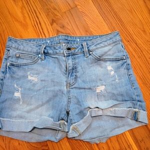 Denim shorts